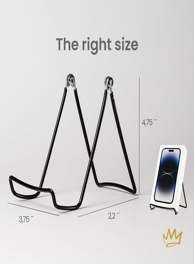 KINGDOM SOLUTIONS MADE IN USA 12-Pack Adjustable Black Metal Easels - Book Stand - Sturdy Plate Stand for Art, Pictures, Books, Frames - Unique on the Market - Image 5